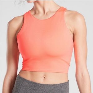 Athleta Conscious Crop D-DD+ coral volt